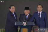 Prabowo, Jokowi dan SBY tekan tombol bersama luncurkan Danantara