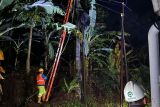 PLN lakukan perbaikan jaringan listrik terdampak longsor di Pesawaran