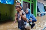 Banjir akibat luapan sungai dan curah hujan tinggi kian meluas