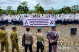 Polres Natuna kerahkan 160 personel amankan aksi damai nakes di depan kantor bupati