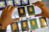 Harga emas Antam hari ini naik lagi