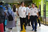 Arus balik Lebaran mulai tampak di Gambir pada Kamis