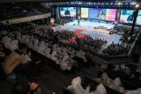 Suasana pembukaan Ajang Talenta Siswa Jawa Timur 2025 di Sekolah Alkitab, Batu, Jawa Timur, Senin (21/4/2025). Ajang talenta yang diikuti pelajar tingkat SD, SMP, SMA, SMK, dan SLB di Jatim tersebut memperlombakan bidang ilmu sains, seni, olahraga dan berbagai kompetensi kejuruan guna menjaring dan mengembangkan potensi bakat serta minat para pelajar di Jatim. Antara Jatim/Rizal Hanafi/um 