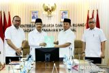 Mensos -Menteri ATR bahas percepatan sertifikasi lahan Sekolah Rakyat