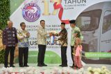 TK dan SD Model Sleman menerima hibah Bus Sekolah dari Kemenhub