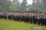 Ratusan personel kepolisian disiagakan untuk amankan peringatan Hari Buruh