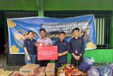 Telkomsel salurkan CSR korban kebakaran Pasar Rawajaya Tobelo