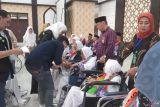386 JCH Kloter 1 asal Makassar masuk Asrama Haji Sudiang