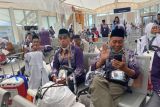 Jemaah haji kloter pertama tiba di Madinah, Arab Saudi