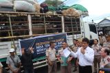 Kepala Barantin tinjau pengiriman hewan kurban di Pelabuhan Lembar NTB