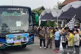 222 JCH Kota Palangka Raya berangkat ke embarkasi Banjarmasin