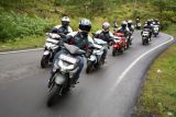Yamaha Gear Ultima taklukkan jalur perkotaan dan pegunungan Kintamani