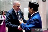 Presiden Prabowo sambangi PM Australia di hotel tempat bermalam