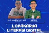 Hadirkan konten kreator kondang Uda Rio, Dinas Perpustakaan Sumbar gelar lokakarya literasi digital