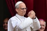 Misa pelantikan Paus Leo XIV di Lapangan Santo Petrus Vatikan Roma