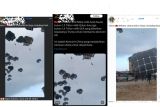 Video pesawat China kirim bantuan ke Gaza lewat udara pada 2025 hoaks!