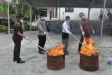 Kejari Donggala musnahkan barang bukti dari 68 perkara pidana