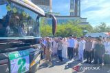 Bupati OKU Selatan lepas keberangkatan JCH menuju asrama haji Palembang