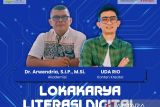 Disiarkan Live di YouTube Kominfotik Sumbar, Lokakarya Literasi Digital Hadirkan Uda Rio