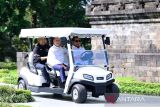 Prabowo ceritakan sejarah Borobudur kepada Macron