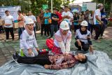 PLN NTB tingkatkan budaya tanggap darurat lewat simulasi gempa