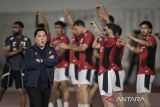 Pelatih timnas Indonesia, Patrick Kluivert puas dengan pemain-pemain baru