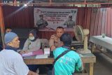 Polresta Barelang periksa kesehatan gratis kepada 100 pengemudi ojek daring