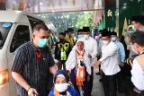Sebanyak 368 haji asal OKU Timur tiba di Palembang