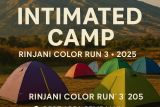 Kuota terbatas! Peserta Intimated Camp Rinjani Color Run 3 diimbau reservasi tenda