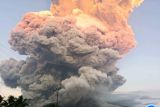 BMKG mengimbau warga pakai masker waspadai abu vulkanik Gunung Lewotobi