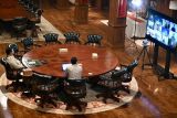 Presiden Prabowo pimpin ratas via video konferensi