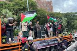 Warga Makassar konvoi suarakan kemerdekaan Palestina