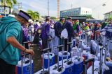 Sebanyak 7.069 haji asal Lampung telah kembali ke tanah air