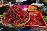 Bapanas catat harga cabai rawit Rp65.880/kg dan bawang merah Rp42.629/kg