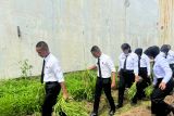 Rutan Batam panen 150 kg kangkung, untuk dukung ketahanan pangan nasional