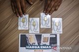 Harga emas di Pegadaian hari ini, Galeri24 dan UBS naik