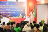 Menteri Nusron sampaikan soal penguatan sistem dan SDM di jajaran Kanwil BPN Provinsi Sulut