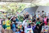 Anak disabilitas ikuti lomba menggambar peringati HAN di Makassar