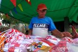 Pedagang bendera mulai bermunculan di Sampit jelang HUT RI