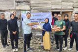 Rutan Lubuk Sikaping salurkan bantuan sembako pada masyarakat kurang mampu