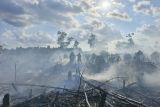 Kebakaran lahan di Kotim mulai merambah lokasi jauh dari sumber air