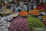 Harga bawang merah Rp46.278/kg, cabai rawit Rp49.642/kg