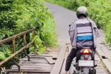 Warga Matua Agam minta pemerintah perbaiki jembatan penghubung kecamatan rusak