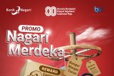 Bank Nagari rayakan HUT Kemerdekaan RI ke-80 dengan promo cashback kepada ASN, PPPK, Pegawai dan Pensiunan