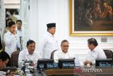 Presiden Prabowo sebut tak ada reshuffle, ini respons menteri-menteri