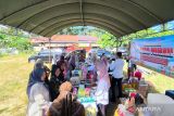 Ratusan warga ramai belanja bapok hingga LPG di Pasar Murah Desa Dangu HST