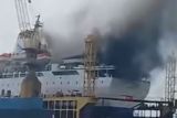 Kapal Dorolonda milik PT Pelni terbakar di Pelabuhan Tanjung Priok