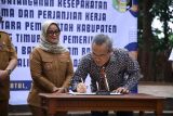 Bantul dan Lampung Timur teken MoU pengendalian inflasi daerah