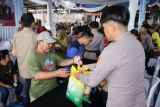 Polda Sulut distribusikan 182 ton beras Gerakan Pangan Murah