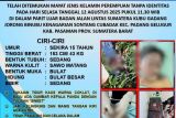 Mayat perempuan yang ditemukan di Pasaman warga Padang Lawas-Sumut